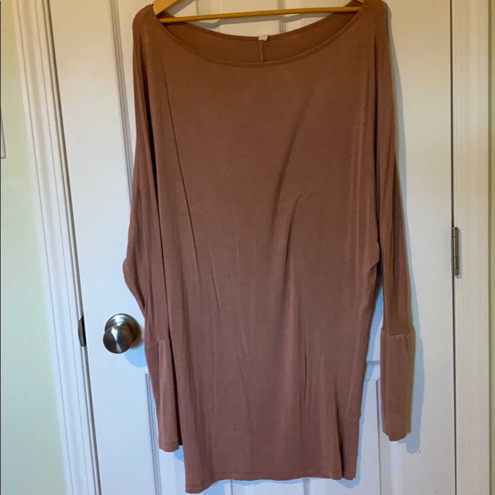Long Sleeved Boho Style Dress